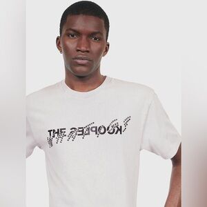 NWT SIZE L The Kooples Light Gray Graphic Tee